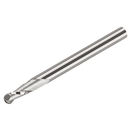Ball End Mill, Single End, 0.90mm, Carbide MPN:BMRM-009-2