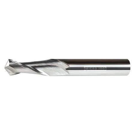 Carb End Mill, 4.00mm, 2FL, CC, AlTiN Coat MPN:DMM-040-2120X