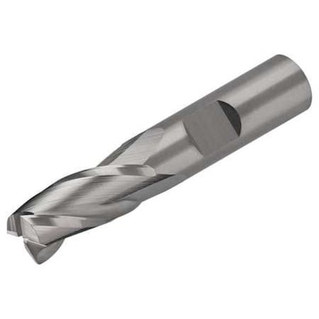 Carbide End Mill, Dia 1/2 In, Cut L 1 In MPN:EMS-500-4
