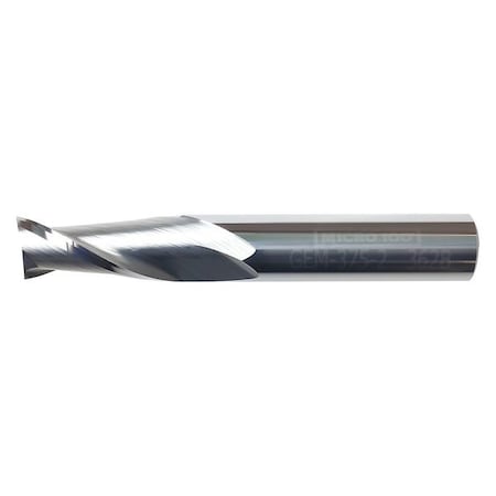 Carb End Mill, 9/16 In, 2FL, CC, Uncoated MPN:GEM-562-2