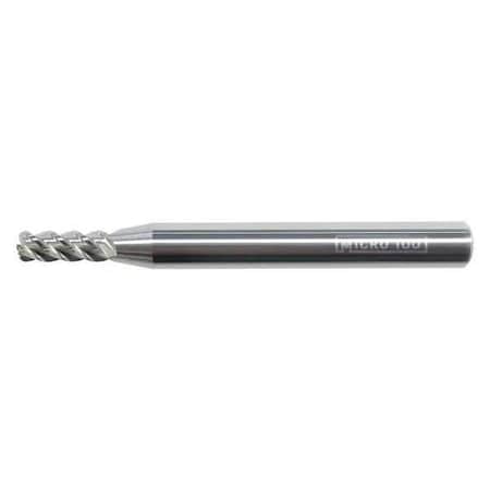 Carb End Mill, 3.00mm, 4FL, CC, AlTiN Coat MPN:HMCM-0305-4X