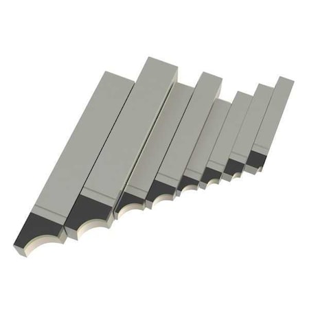 Tool Bit Set, RAD, 1/16-1/2, 16ths, 8 Pc MPN:RAD-23