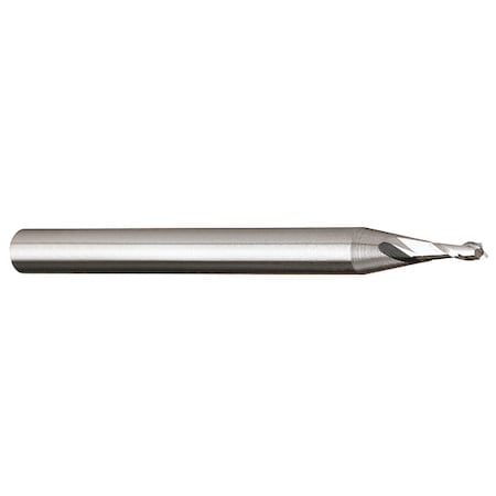 Carbide End Mill, 0.010, Cut 0.030, 2 FLT MPN:RME-010-2X