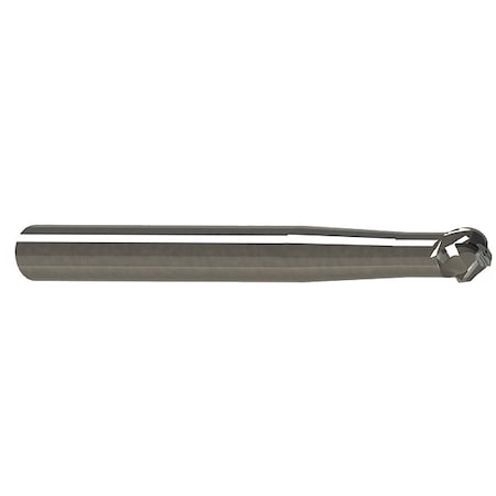 Ball End Mill, Single End, 12.00mm, Carbide MPN:SBMM-120-236X