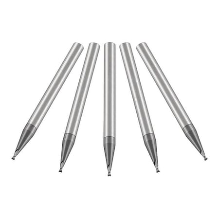 Carbide End Mill, 0.022, Cut 0.033, 2 FLT MPN:SME-022-2
