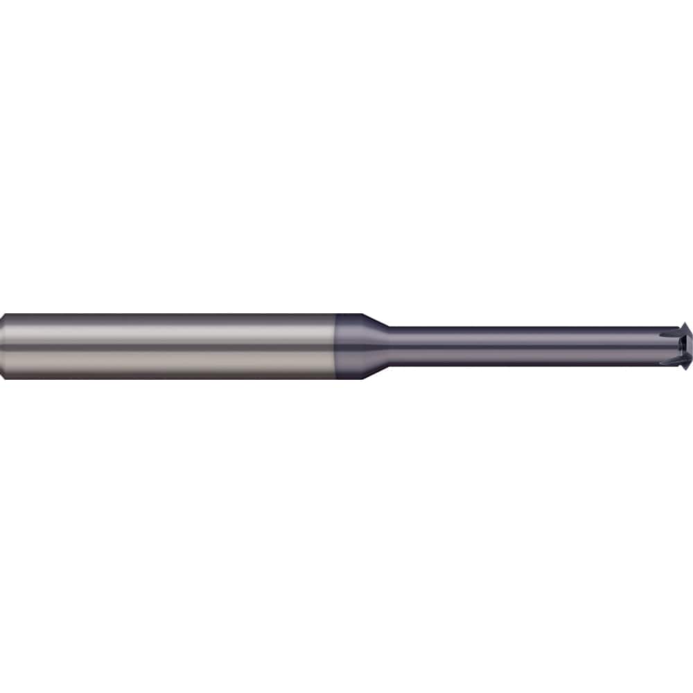 Single Profile Thread Mill: 2-56 to 2-80, 56 to 80 TPI, Internal & External, 2 Flutes, Solid Carbide MPN:TM-060-6X