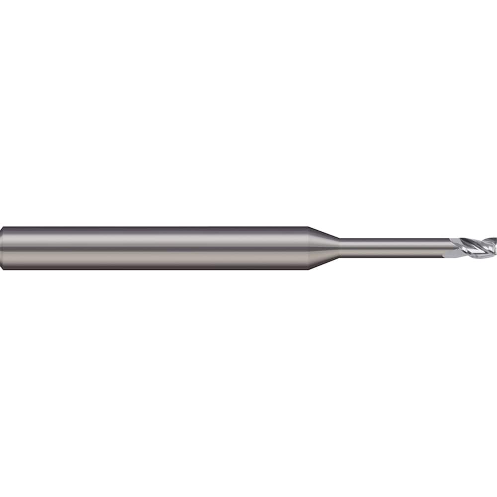 Square End Mill: 0.9 mm Dia, 2 Flutes, 0.053