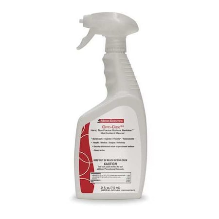 Healthcare Surface Disinfectant, 24 oz. Trigger Spray Bottle, Unscented MPN:NEMSI24SA