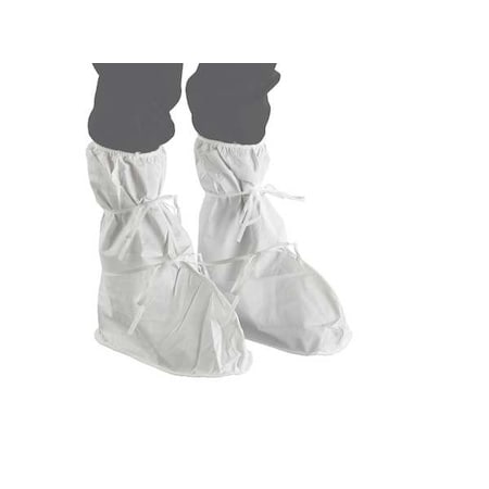 Boot Covers, Microporous Polypropylene Laminate, White, Slip Resistant Sole: Yes MPN:W20B407