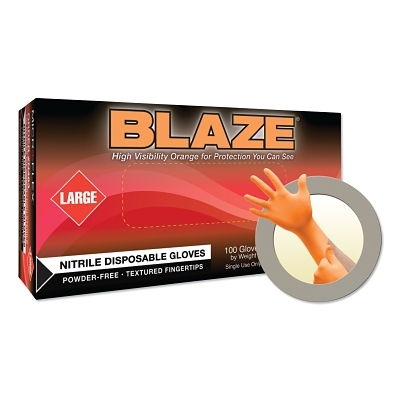 Blaze Pf Nitrile Exam Glove X-Large MPN:N484
