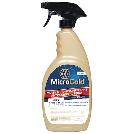 Multi-Action Disinfectant Antimicrobial Spray, Trigger Spray Bottle, Unscented, 6 PK MPN:MG0094