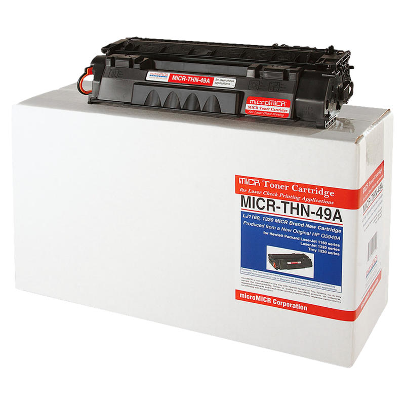 MicroMICR Remanufactured MICR Black Toner Cartridge Replacement For HP 49A, Q5949A, THN-49A MPN:MICRTHN49A