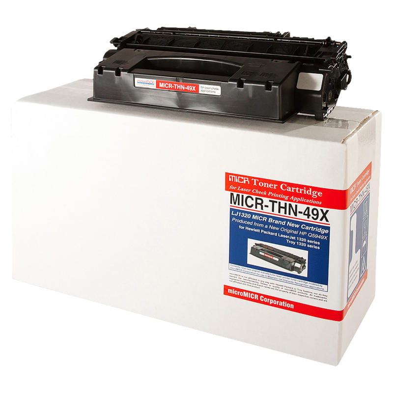 MicroMICR Remanufactured High-Yield Black MICR Toner Cartridge Replacement For HP 49X, Q5949X, THN-49X MPN:MICRTHN49X