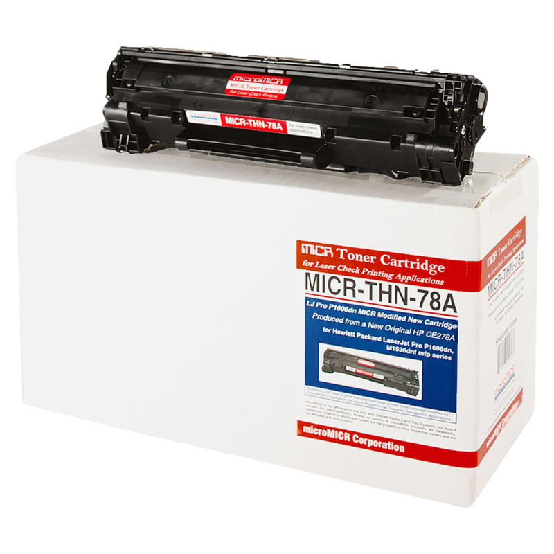 MicroMICR Remanufactured Black MICR Toner Cartridge Replacement For HP 78A, MICRTHN78A MPN:MICRTHN78A
