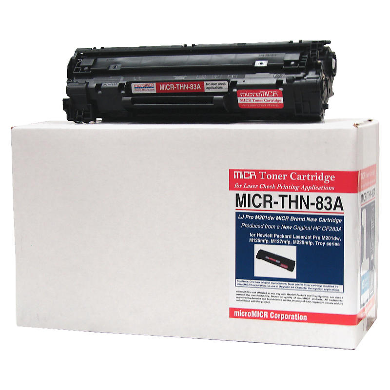 MicroMICR Remanufactured MICR Black Toner Cartridge Replacement For HP 83A, CF283A, THN-83A MPN:MICRTHN83A
