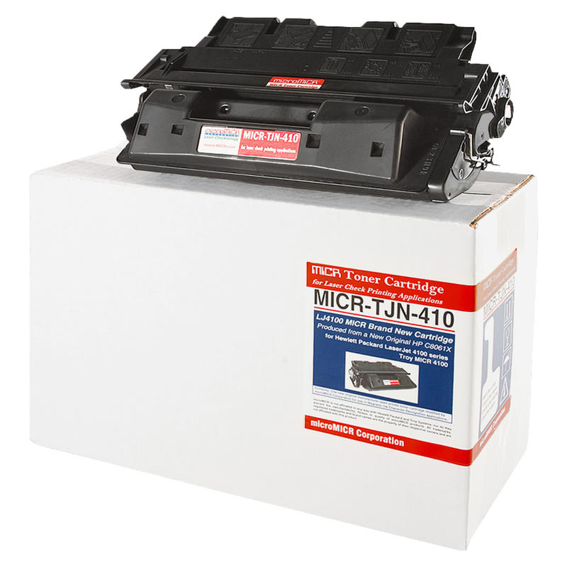 MicroMICR Remanufactured Black High Yield Toner Cartridge Replacement For HP 410, C8061X, TJN-410 MPN:MICRTJN410