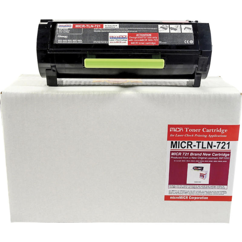 Micromicr Toner, Micr, New, Lex Ms321, Micrtln721 MPN:MICRTLN721
