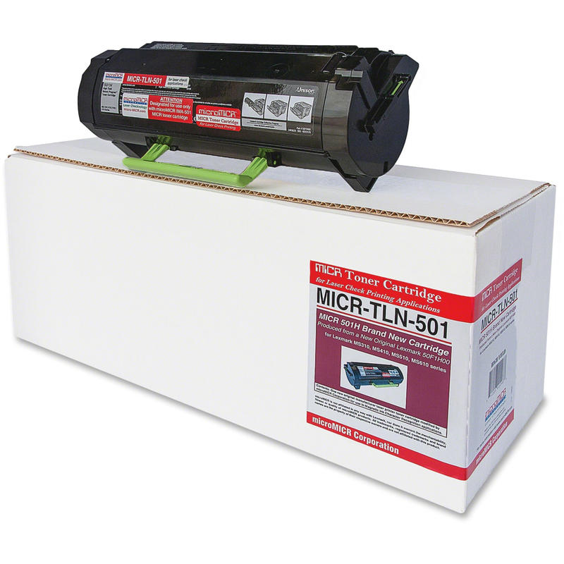 microMICR TLN-501 - Black - compatible - MICR toner cartridge (alternative for: Lexmark 501H) - - TLN501 MPN:TLN501