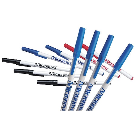 Pen, Blue, Non-Erasable, Ballpoint, PK100 MPN:PEN02IR