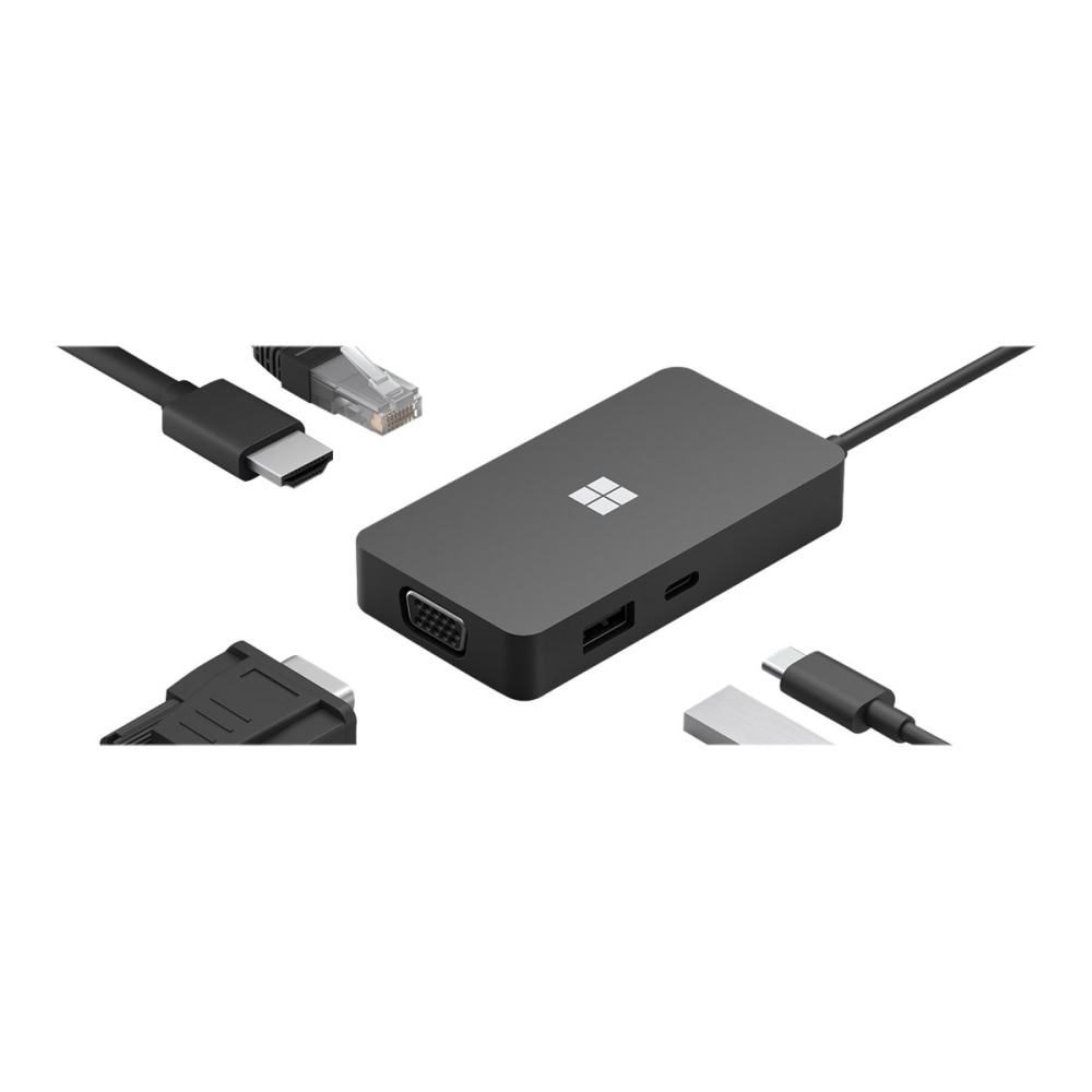 Microsoft Docking Station - for Notebook - USB 3.2 (Gen 2) Type C - 1 Displays Supported - 4K - 3840x 2160 - 1FV00001 MPN:1FV-00001