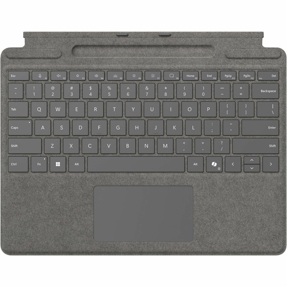 Microsoft Keyboard/Cover Case Microsoft Surface Pro 10, Surface Pro 8, Surface Pro 9, Surface Pro X Tablet, Platinum, 8XB00186 MPN:8XB-00186