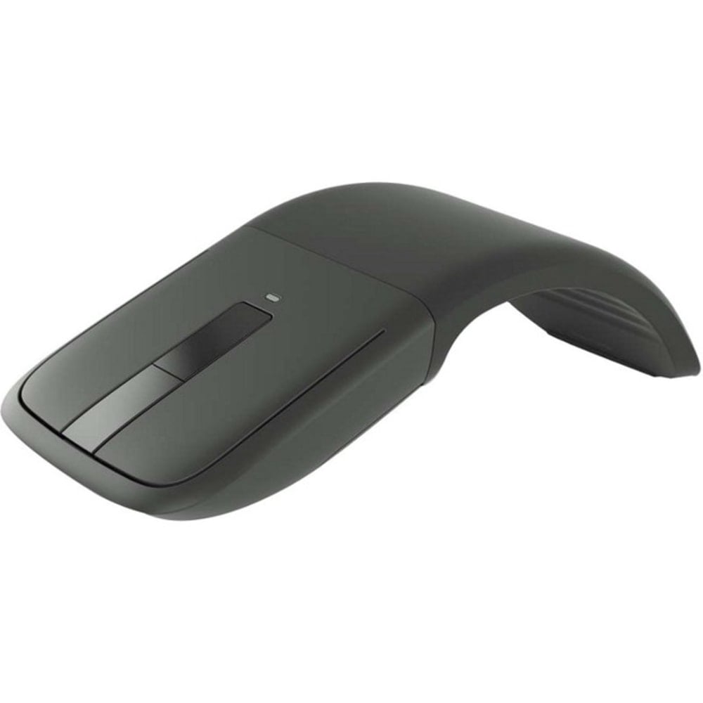 Microsoft Arc Mouse (Black) - BlueTrack - Wireless - Bluetooth - 2.40 GHz - Black - 1000 dpi - Scroll Plane - 2 Button(s) MPN:FHD-00016