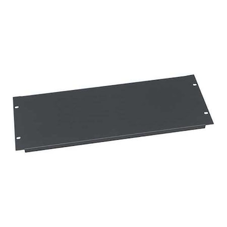 Blank Panel, 4 Space, Flanged Black MPN:EB4