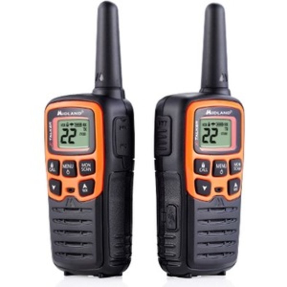 Midland X-TALKER T51VP3 Walkie Talkie - 22 Radio Channels - Upto 147840 ft - 38 Total Privacy Codes - T51VP3, 2/Pack MPN:T51VP3