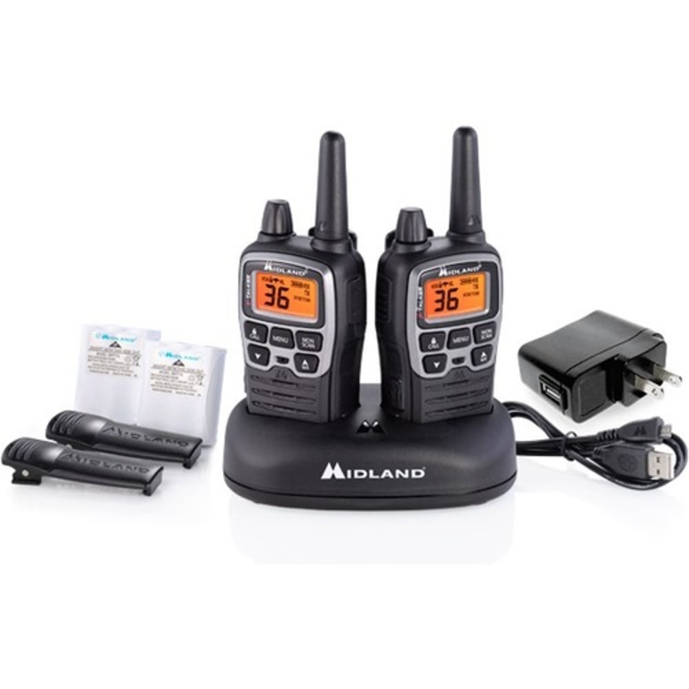 Midland X-TALKER T71VP3 Two-Way Radio - 36 Radio Channels - Upto 200640 ft - 121 Total Privacy Codes - T71VP3, 2/Pack MPN:T71VP3