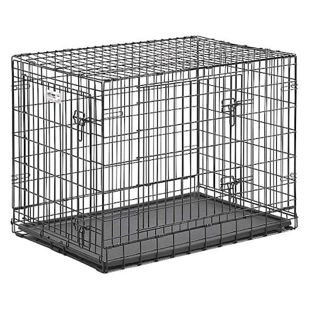 Ultima Pro Double Door Dog Crate Black 37
