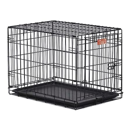Dog Single Door i-Crate Black 30