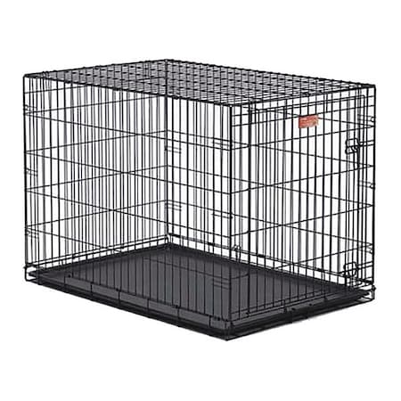 Dog Single Door i-Crate Black 36