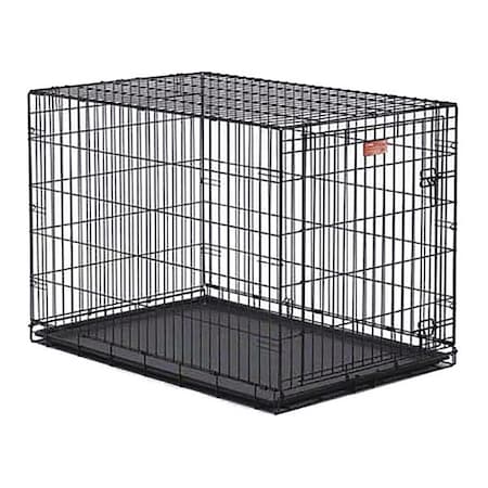 Life Stages Single Door Dog Crate Black 36