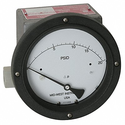 Pressure Gauge 0 to 10 psi MPN:220-SC-02-O(JAA)-10P