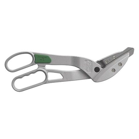 Offset Right Replaceable Blade Snip, Straight/Tight Curve, 13