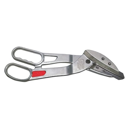 Offset Left Replaceable Blade Snip, Straight/Tight Curve, 13