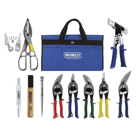Platinum Roofing/Siding Tool Kit, 11 pcs. MPN:MWT-BULDKIT03