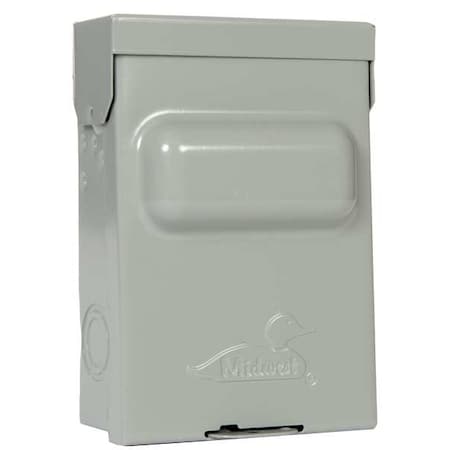 Disconnect Switch, Nonfusible, DPST, Single Phase, NEMA 3R, Indoor/Outdoor, Steel MPN:U065P