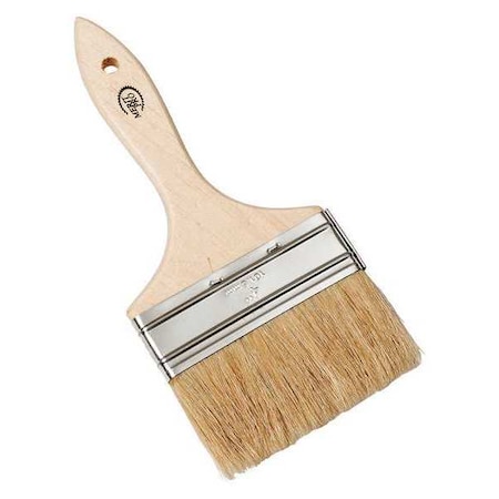Chip Brush, White Bristle, 4