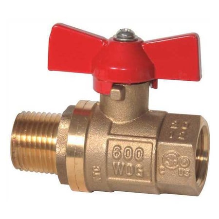 Brass Ball Valve, 1/2