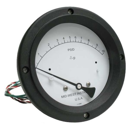Differential Pressure Gauge and Switch MPN:120AC-00-O-AA-10P
