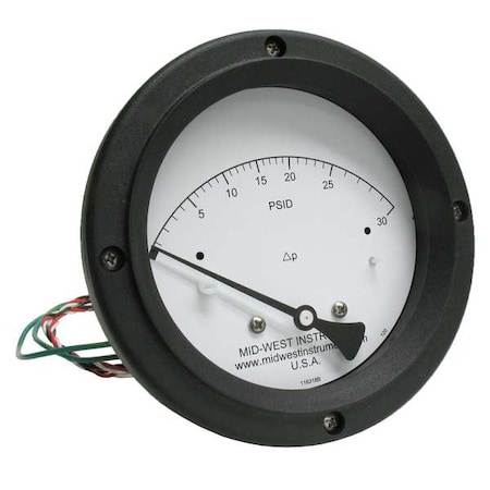 Differential Pressure Gauge and Switch MPN:120AC-00-O-AA-30P