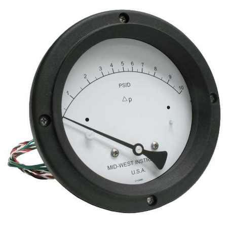 Differential Pressure Gauge and Switch MPN:120SC-00-O-AA-10P
