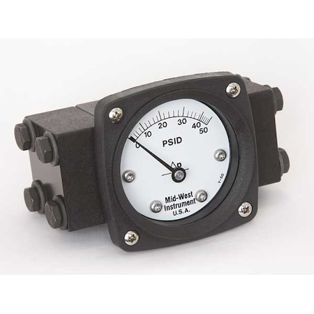 Pressure Gauge, 0 to 50 psi MPN:140-AA-00-OO-50P