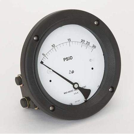 Pressure Gauge, 0 to 30 psi MPN:140-AC-00-OO-30P