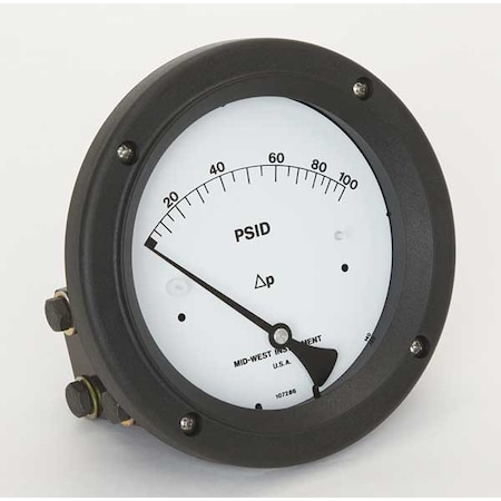 Pressure Gauge, 0 to 100 psi MPN:140-SC-00-OO-100P