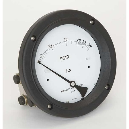 Pressure Gauge, 0 to 30 psi MPN:140-SC-00-OO-30P