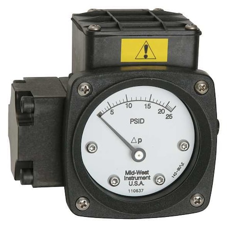 Pressure Gauge, 0 to 5 psi MPN:142-AA-00-O(AA)-5P