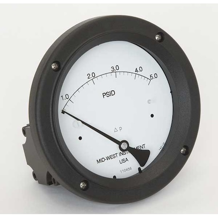 Pressure Gauge, 0 to 5 psi MPN:142-AC-00-OO-5P