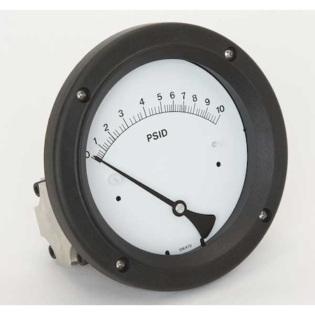 Pressure Gauge, 0 to 10 psi MPN:142-SC-00-OO-10P